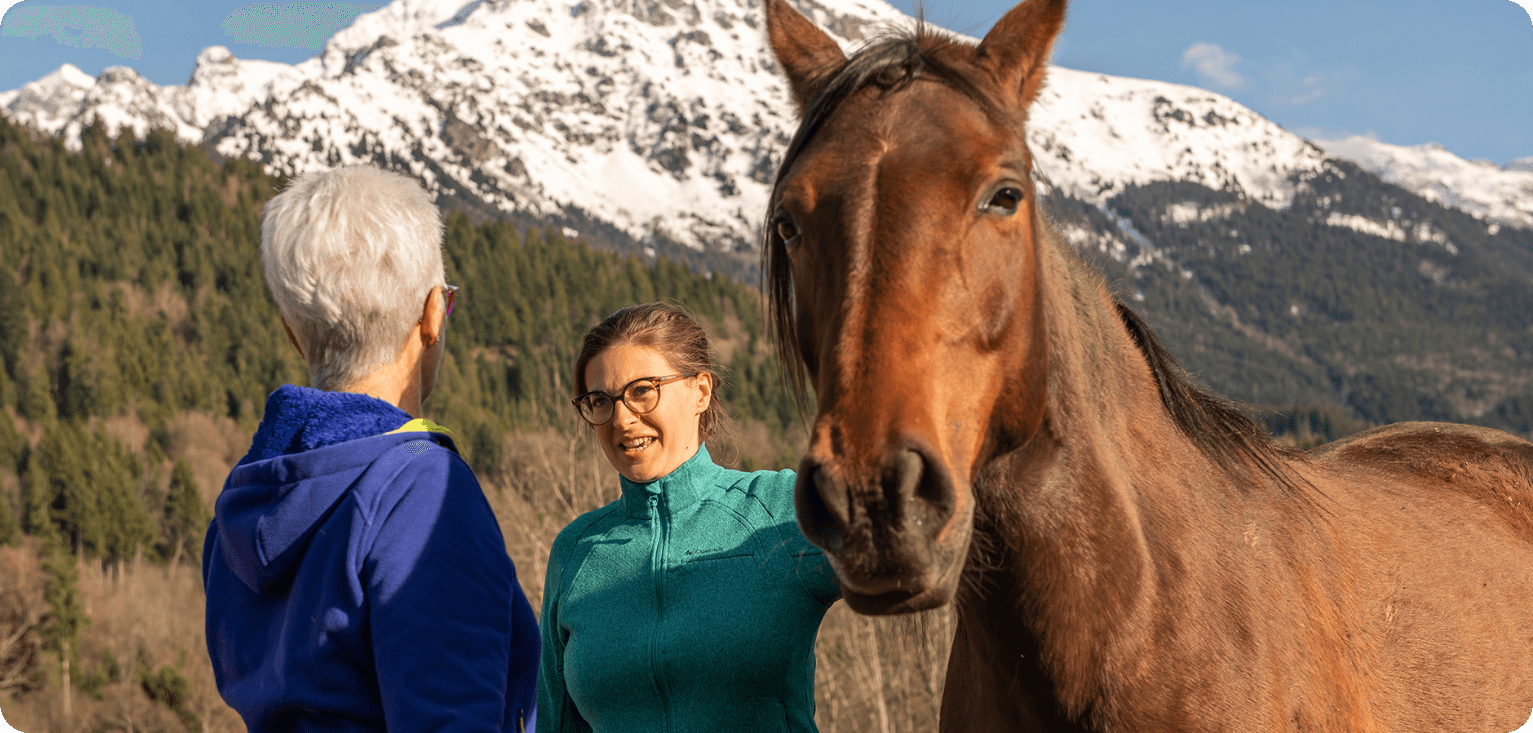 photo natacha dufau joel équithérapie et équicie en Isère